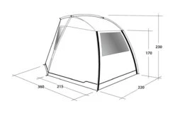 Outwell Woodcrest Drive Away Awning -Camping Store 111167 woodcrest drawing perspective2
