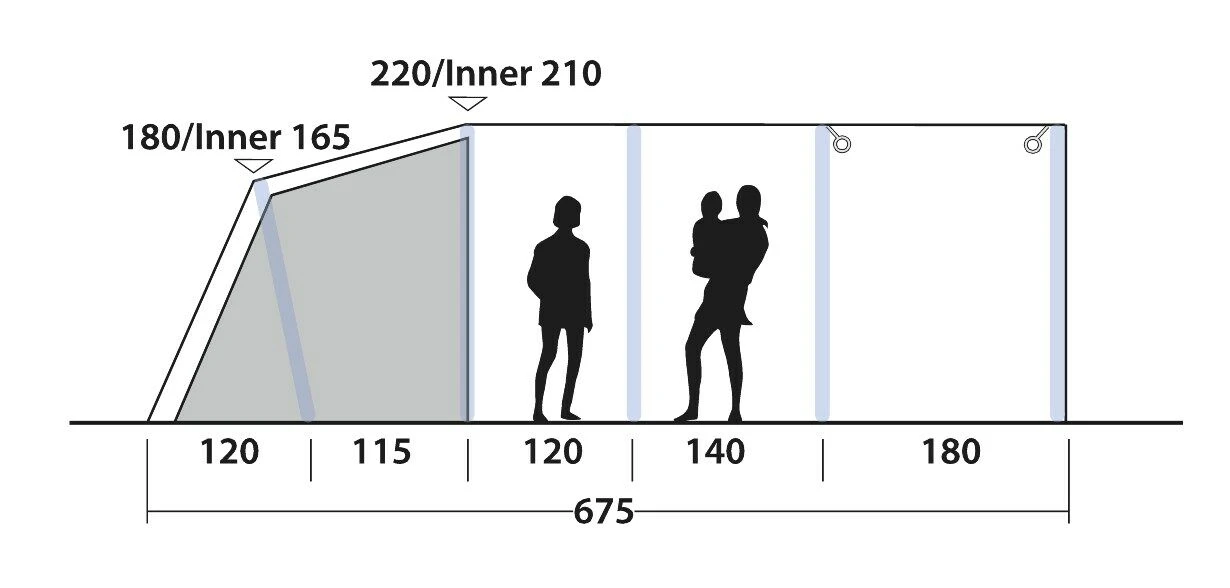 Outwell Birchdale 6PA Tent (2022) 4 Outwell Birchdale 6PA Tent (2022) - Image 4