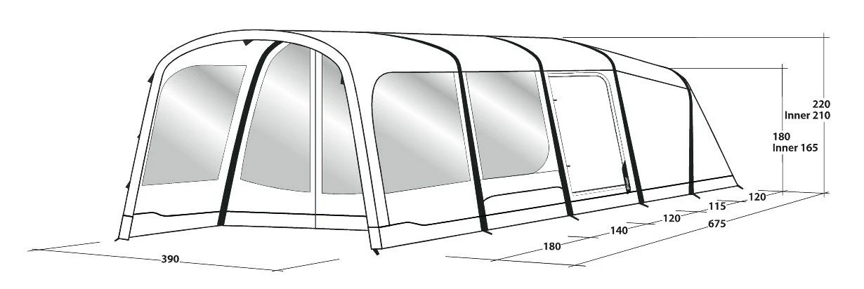 Outwell Birchdale 6PA Tent (2022) 3 Outwell Birchdale 6PA Tent (2022) - Image 3