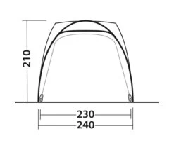 Outwell Beachcrest Drive Away Awning -Camping Store 111238 beachcrest drawing other5