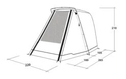 Outwell Sandcrest S Awning -Camping Store 111241 sandcrest s drawing perspective2