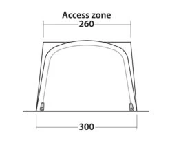 Outwell Newburg 240 Air Low Drive Away Awning 15 Outwell Newburg 240 Air Low Drive Away Awning -Camping Store 111245 newburg 240 air drawing other5