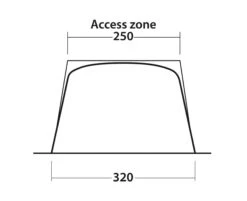 Outwell Touring Canopy Poled -Camping Store 111252 touring canopy drawing other5