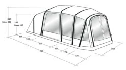 Outwell Jacksondale 5PA Tent (2022) -Camping Store 111269 jacksondale 5pa drawing perspective2
