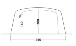 Outwell Queensdale 8PA Tent (2023) 25 Outwell Queensdale 8PA Tent (2023) -Camping Store 111270 queensdale 8pa drawing other5