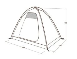 Outwell Free Standing Inner -Camping Store 111289 free standing inner drawing perspective2