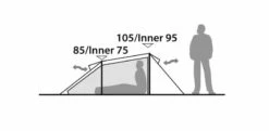 Robens Arch 2 Tent (2023) -Camping Store 130274 arch 2 drawing other25 1