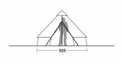 Robens Klondike S Tipi Tent (2022) 21 Robens Klondike S Tipi Tent (2022) -Camping Store 130307 klondike s drawing other29