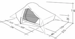 Robens Chaser 3XE Tent (2022) 26 Robens Chaser 3XE Tent (2022) -Camping Store 130317 chaser 3xe drawing perspective2