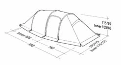 Robens Nordic Lynx 3 Tent (2023) 23 Robens Nordic Lynx 3 Tent (2023) -Camping Store 130323 nordic lynx 3 drawing perspective2