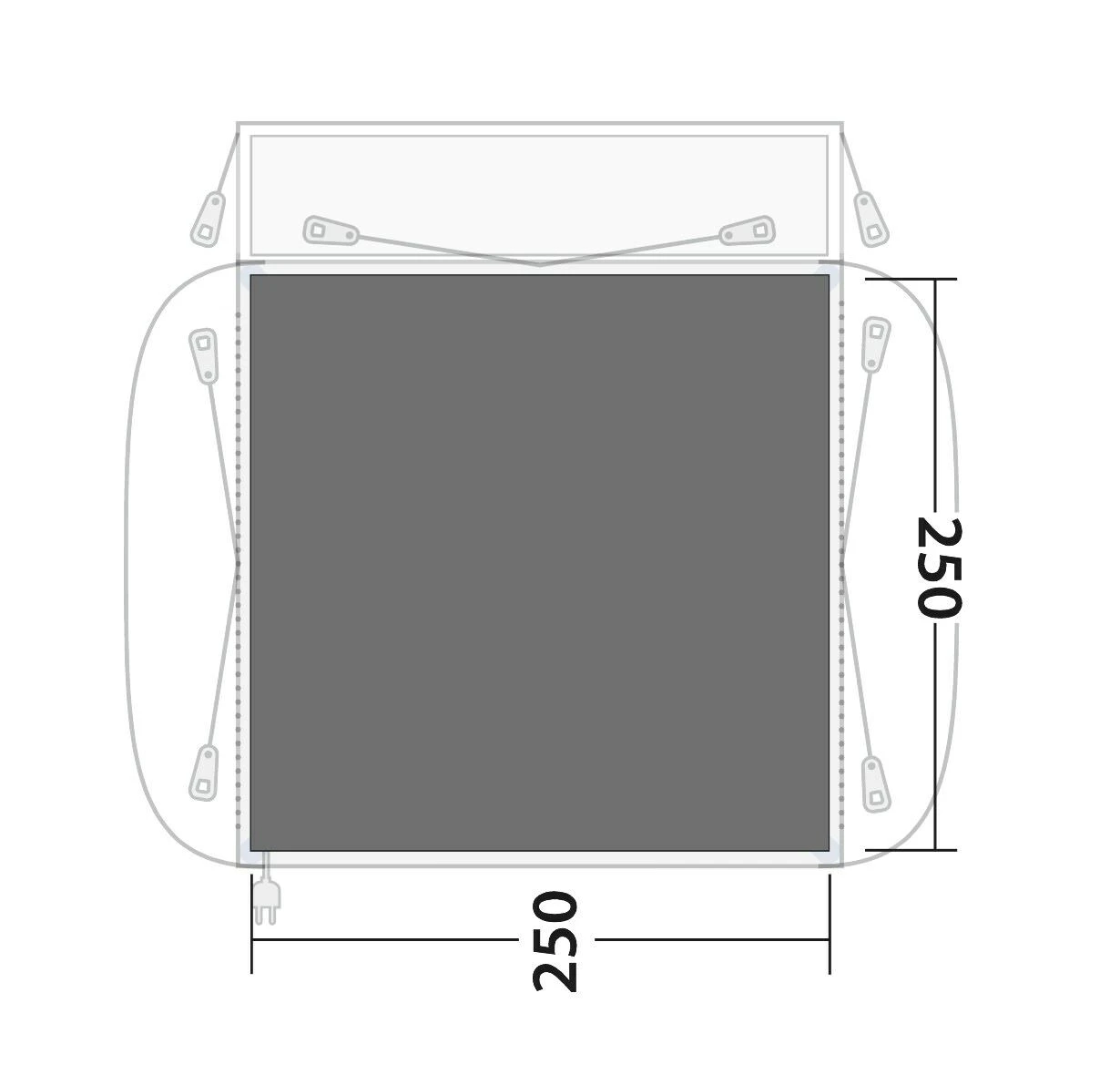 Outwell Milestone / Bremburg Footprint Groundsheet 2 Outwell Milestone / Bremburg Footprint Groundsheet - Image 2