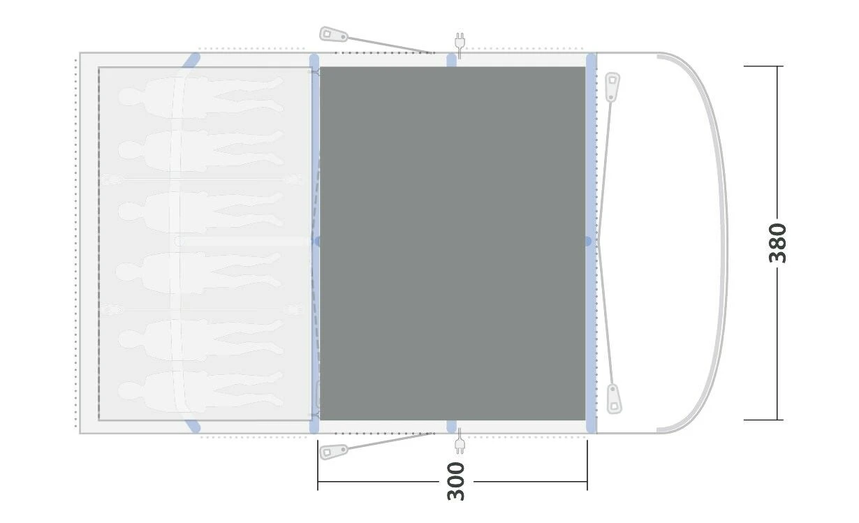 Outwell Springville 6SA Flat Woven Carpet 2 Outwell Springville 6SA Flat Woven Carpet - Image 2