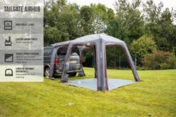 Vango Airbeam Vango Tailgate Airhub Low Awning (2022) -Camping Store 2021 vango call out tailgate airhub