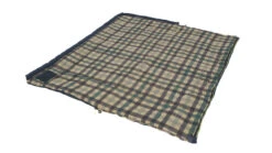 Outwell Camper Lux "R" Sleeping Bag Deep Blue (2023) -Camping Store 230393 camper lux right side zipper feature photo6