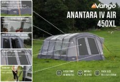 Vango Airbeam Vango Anantara IV 450xl Air Tent (2023) -Camping Store anantara iv air 450xl low res2