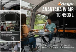 Vango Airbeam Vango Anantara IV TC 450XL Air Tent (2023) -Camping Store anantara iv air tc 450xl low res
