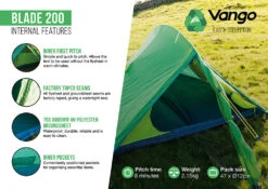 Vango Blade 200 Tent (2022) -Camping Store blade 2002