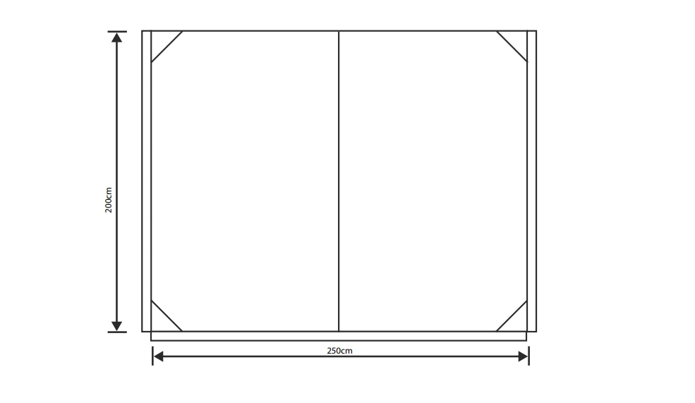 Outdoor Revolution Cayman Sun Canopy / Porch Low (185-220cm) 3 Outdoor Revolution Cayman Sun Canopy / Porch Low (185-220cm) - Image 3