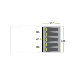 Zempire Evo TL V2 Air Tent (2023) -Camping Store evo tl 0197002 floor plan 001 b 1