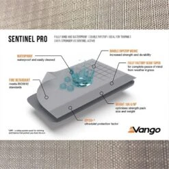 Vango Airbeam Vango Airhub Hexaway II Tall Awning (2022) -Camping Store fabric diagrams sentinel pro caravan awning