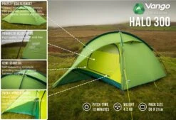 Vango Halo 300 Tent (2022) -Camping Store halo 300 low res