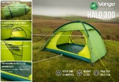 Vango Halo 300 Tent (2022) -Camping Store halo 300 low res2
