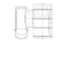 Outdoor Revolution Movelite T4E PC Midline Awning (220-255cm) (2023) 10 Outdoor Revolution Movelite T4E PC Midline Awning (220-255cm) (2023) -Camping Store movelite t4e floor1 1