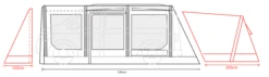 Outdoor Revolution Movelite T4E PC Lowline Awning (180-220cm) (2023) -Camping Store movelite t4e floor3