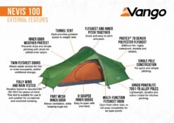 Vango Nevis 100 Tent (2023) -Camping Store nevis 100 small