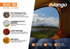 Vango Nevis 100 Tent (2023) -Camping Store nevis 1002 small
