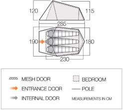 Vango Soul 300 Tent -Camping Store soul300 1