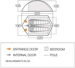 Vango Blade 200 Tent (2022) -Camping Store vango 2019 tents floorplan blade pro 200