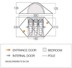 Vango Halo 300 Tent (2022) -Camping Store vango 2020 tents floorplan halo pro 300