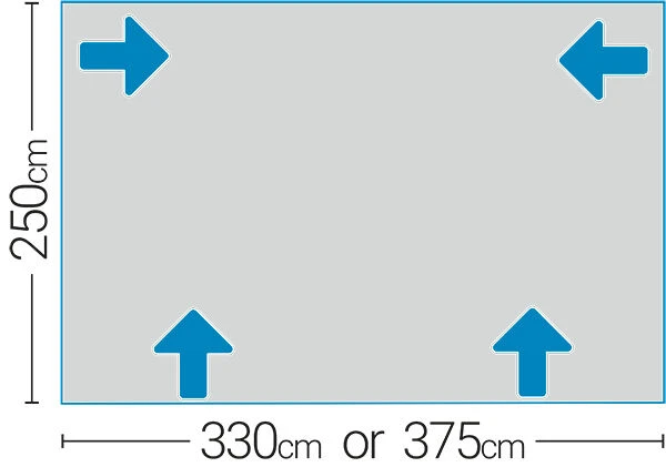 Westfield Vega High Top 375 Performance Air Motorhome Awning (255 - 285cm) 3 Westfield Vega High Top 375 Performance Air Motorhome Awning (255 - 285cm) - Image 3