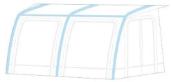 Westfield Mars 330 Motorhome Fixed Air Awning (245 - 260cm) -Camping Store vega 8 midsize 2 1
