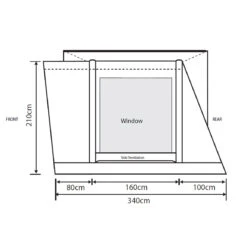 Outdoor Revolution Voyager Air Drive Away Awning (180-240cm) -Camping Store voyager1
